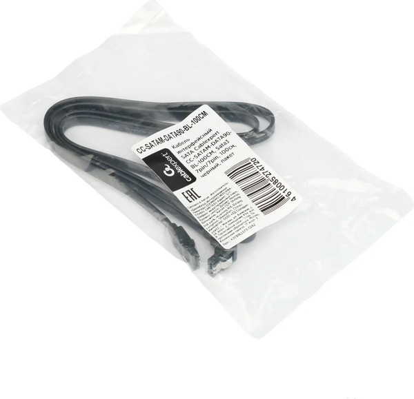 Кабель Cablexpert CC-SATAM-DATA90-BL-100CM
