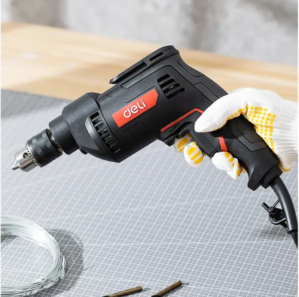 Дрель Deli DE-DZ10-2E