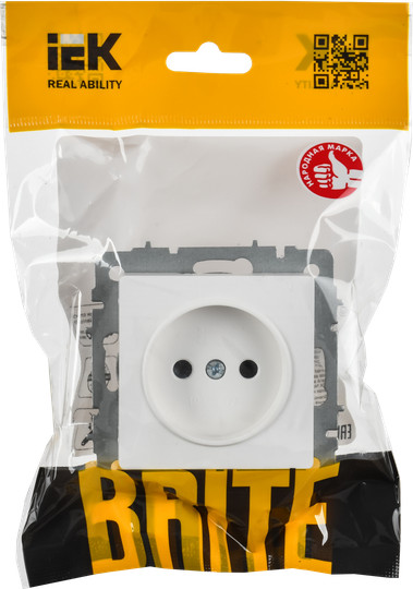 Розетка IEK Brite BR-R13-10-K91