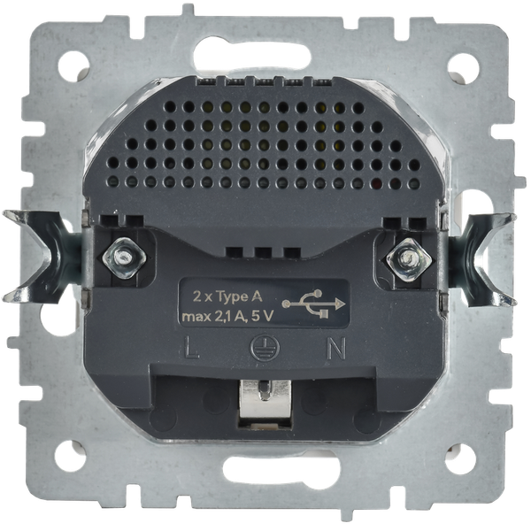 Розетка IEK Brite BR-R14-16-U21-D21-K91