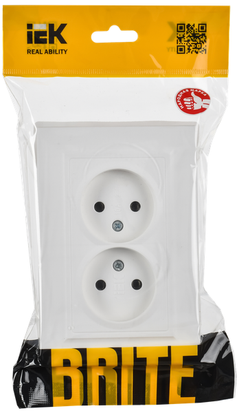 Розетка IEK Brite BR-R20-10-K91-F