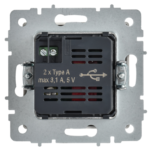 Розетка IEK Brite BR-U21-D31-K91