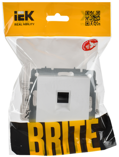 Розетка IEK Brite BR-K10-2-K91