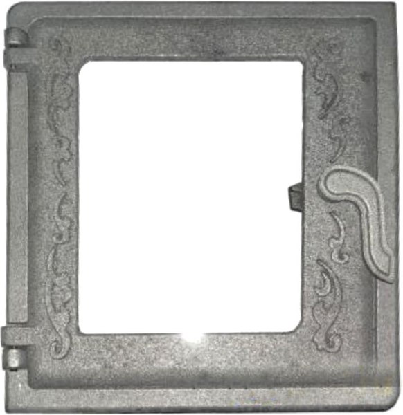 Дверца печная Станкоинструмент ДТ-4 со стеклом 2018 - фото