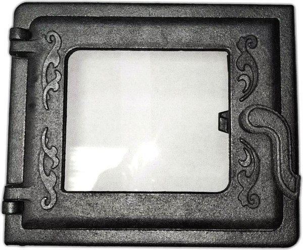 Дверца печная Станкоинструмент ДТ-3 со стеклом 2018 - фото