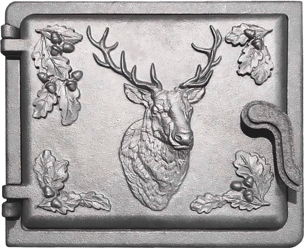 Дверца печная Станкоинструмент ДТ-4 Олень - фото