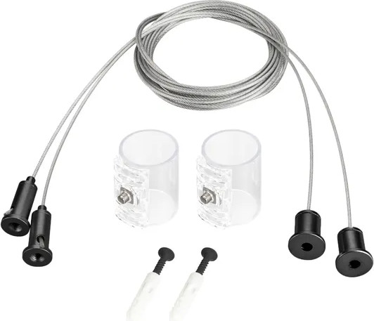 Набор креплений для гибкого неона Arlight MOONLIGHT-HR-LIFT-SIDE-VR-D25-0080 Black / 048390 - фото