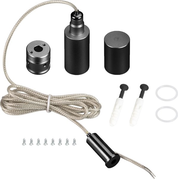 Набор креплений для гибкого неона Arlight MOONLIGHT-VT-LIFT-SIDE-D18 Black / 048383 - фото