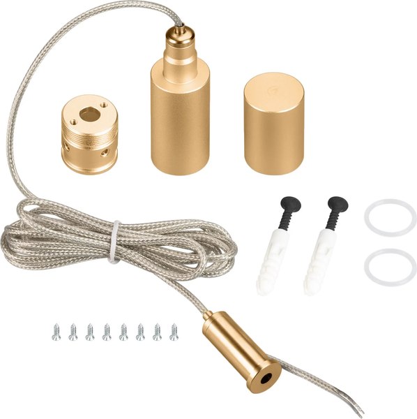 Набор креплений для гибкого неона Arlight MOONLIGHT-VT-LIFT-SIDE-D18 Gold / 048384 - фото