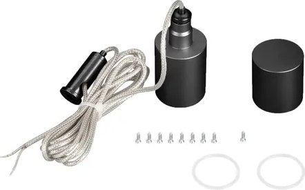 Набор креплений для гибкого неона Arlight MOONLIGHT-VT-LIFT-SIDE-D25 Black / 048377 - фото