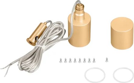 Набор креплений для гибкого неона Arlight MOONLIGHT-VT-LIFT-SIDE-D25 Gold / 048378 - фото