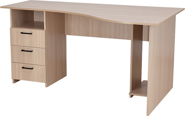 Компьютерный стол Polini Kids Home Vector 004 с 3 ящиками и нишей / 0002899.179 - фото