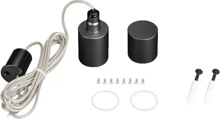 Набор креплений для гибкого неона Arlight MOONLIGHT-VT-LIFT-TOP-D25 Black / 048380 - фото