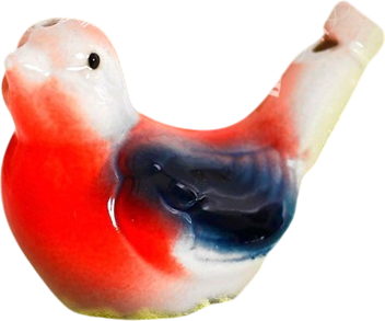 Свистулька Sima-Land Керамическая. Птичка-синичка / 2791185 - фото