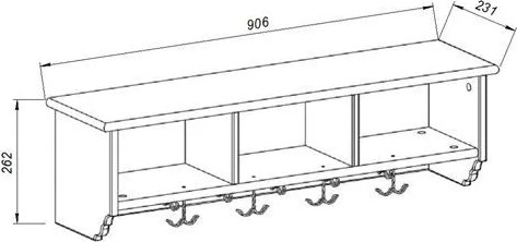 Секция в прихожую ММЦ Вествик