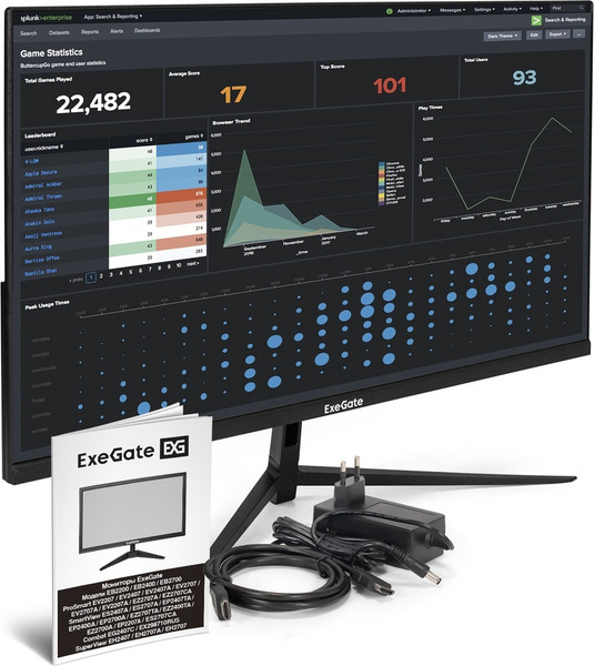 Монитор ExeGate SuperView EH2707 (EX298355RUS)