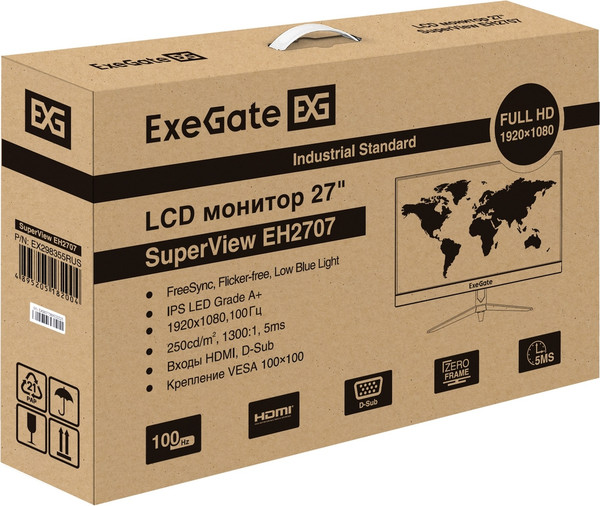 Монитор ExeGate SuperView EH2707 (EX298355RUS)