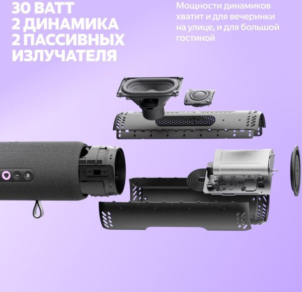 Умная портативная колонка Яндекс Станция Стрит YNDX-00030GRY