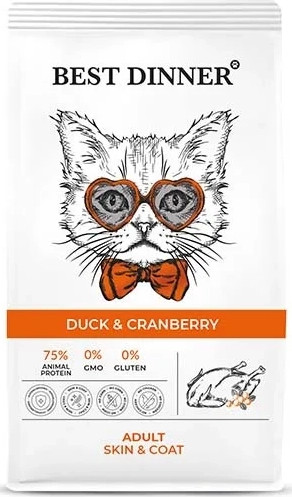 Сухой корм для кошек Best Dinner Adult Cat Duck & Cranberry - фото