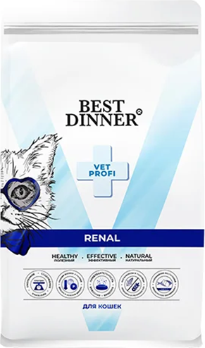 Сухой ветеринарный корм для кошек Best Dinner Vet Profi Renal - фото