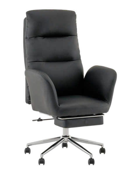 Кресло офисное TopChairs Solid с оттоманкой / DD-004-OT - фото
