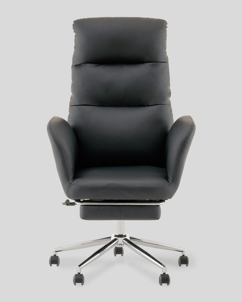 Кресло офисное TopChairs Solid с оттоманкой / DD-004-OT