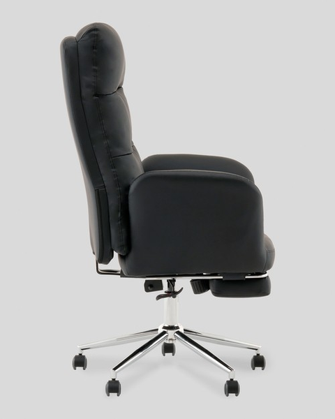 Кресло офисное TopChairs Solid с оттоманкой / DD-004-OT