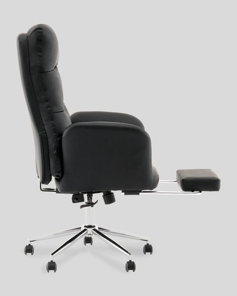 Кресло офисное TopChairs Solid с оттоманкой / DD-004-OT