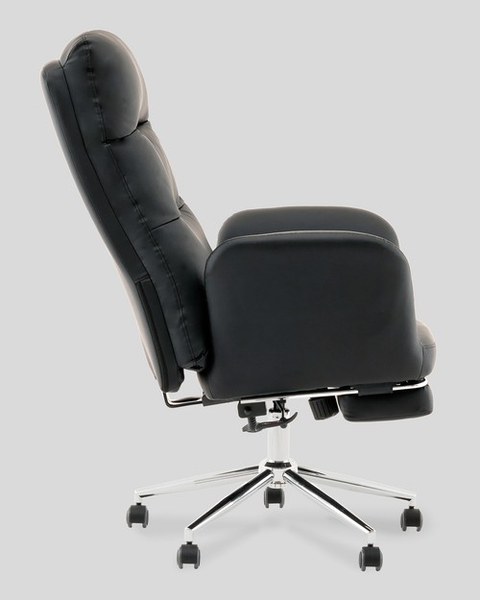 Кресло офисное TopChairs Solid с оттоманкой / DD-004-OT