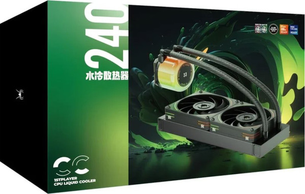 Кулер для процессора 1stPlayer CC 240 / CC-240-BK