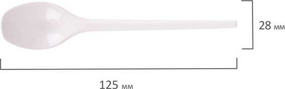 Набор одноразовых ложек Welday 607829