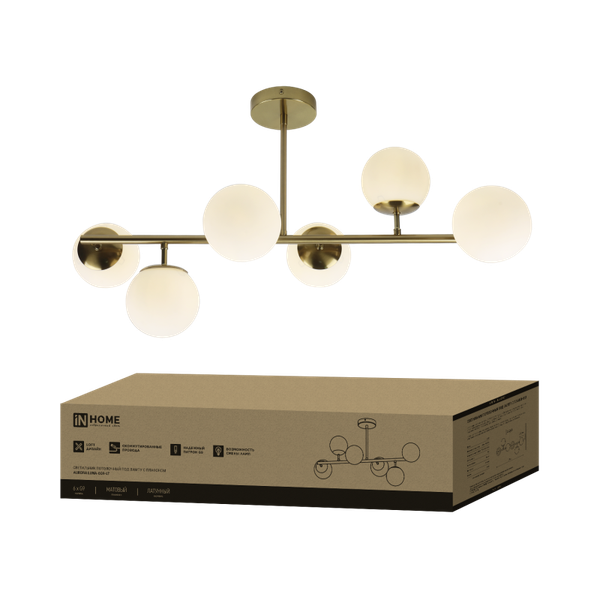 Люстра INhome Aurora Luna-6G9-LT 6xG9 / 4690612062754
