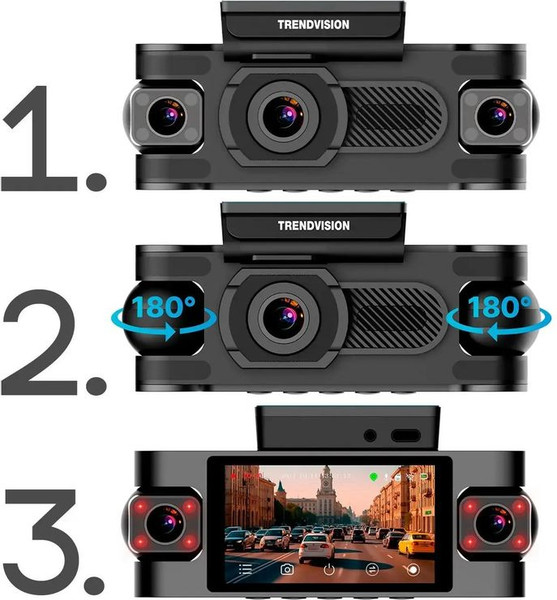 Автомобильный видеорегистратор TrendVision Proof 360 GPS