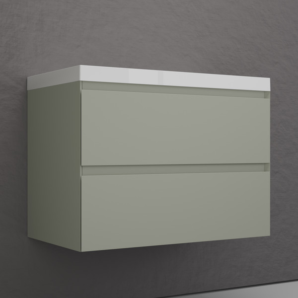 Тумба под умывальник Symbolite Манхэттен 80 Plus 2 ящика