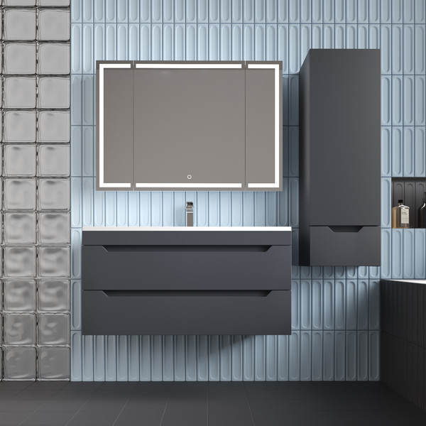 Тумба под умывальник Symbolite Остин 100 Plus 2 ящика - фото