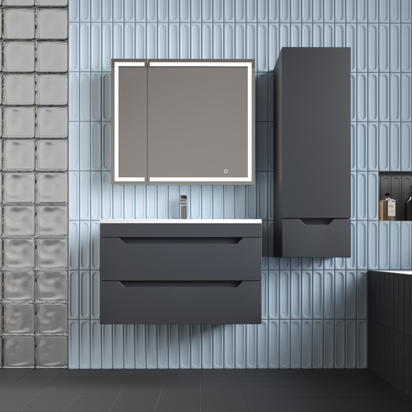 Тумба под умывальник Symbolite Остин 80 Plus 2 ящика - фото