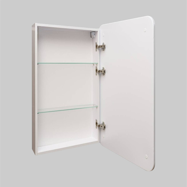 Шкаф с зеркалом для ванной Symbolite Каре 40x80 универсальное