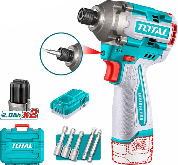 Аккумуляторный шуруповерт TOTAL TIRLI16178