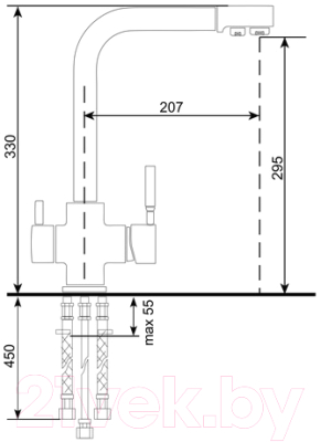 Смеситель Ulgran U-016