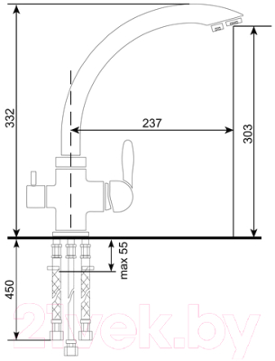 Смеситель Ulgran U-017