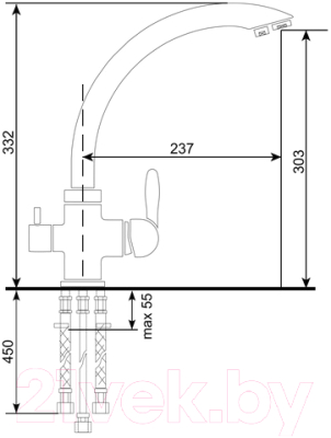 Смеситель Ulgran U-017