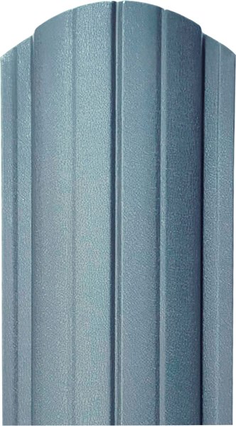 Штакетник металлический Комплектпрофиль Европланка 110мм Матовый RAL 7024/7024 ПЭ 0.45x1500мм - фото