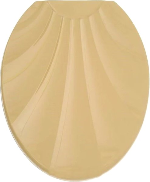 Сиденье для унитаза Русспласт Ракушка / РП-812беж - фото