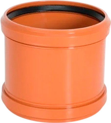 Муфта наружной канализации МультиМирПласт Ду 110 Н SN4  - фото