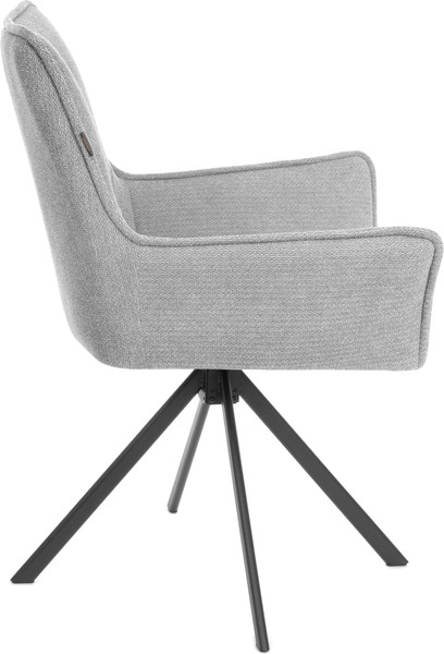 Стул Tetchair Мурано опора 360 (велюр/букле (HYP), светло-серый)