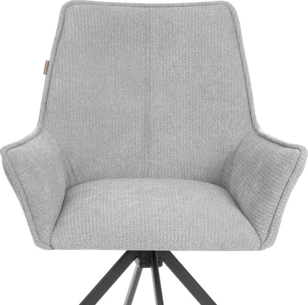 Стул Tetchair Мурано опора 360 (велюр/букле (HYP), светло-серый)