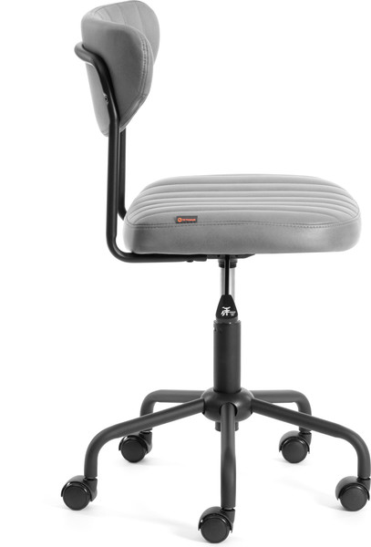 Кресло офисное Tetchair Slim (иск. замша, серый)