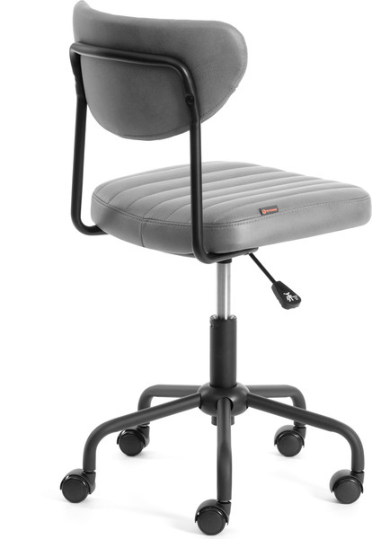 Кресло офисное Tetchair Slim (иск. замша, серый)
