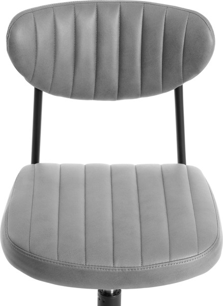 Кресло офисное Tetchair Slim (иск. замша, серый)