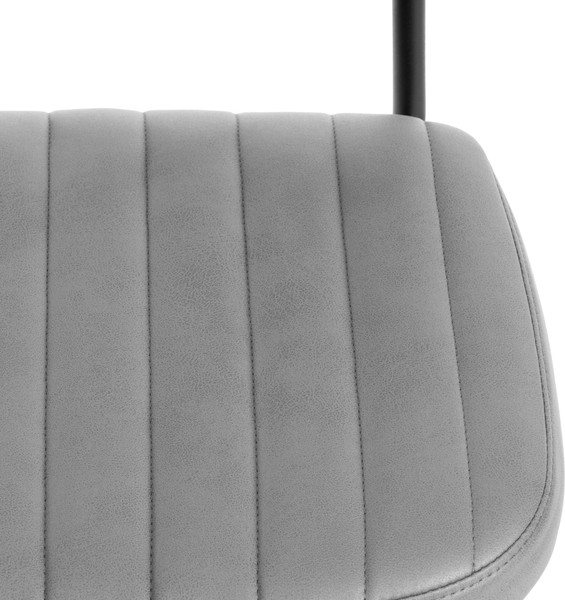 Кресло офисное Tetchair Slim (иск. замша, серый)